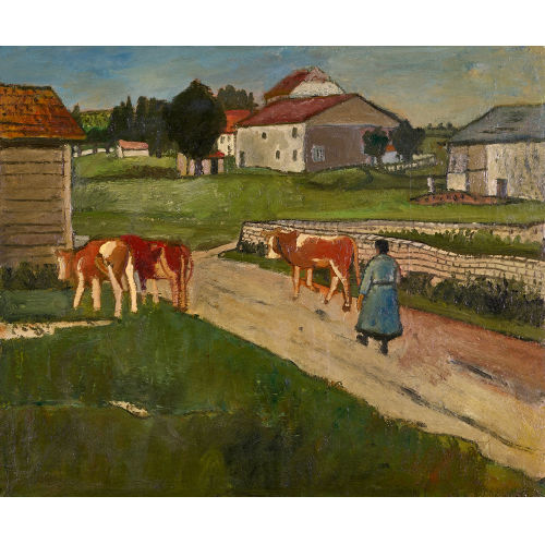 ALBERT SCHNYDER : 'Les Enfers mit K�hen' (DOBIASCHOFSKY AUKTIONEN AG)