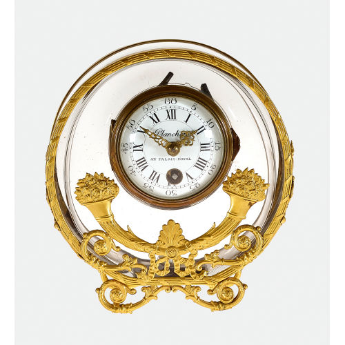 TISCHUHR : Stil Louis XVI, Paris, um 1900 (Planchon) (DOBIASCHOFSKY AUKTIONEN AG)