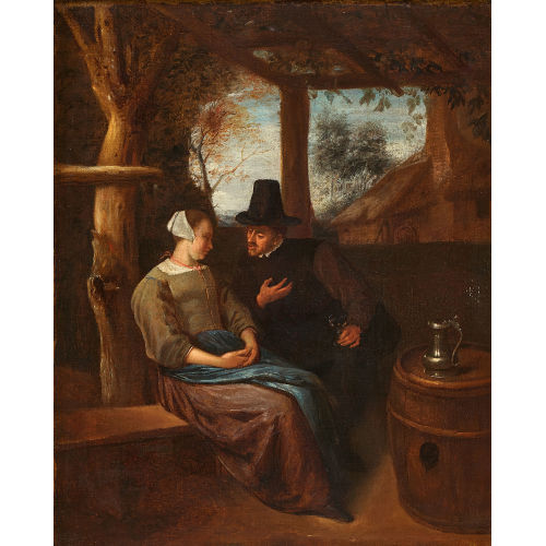 JAN HAVICKSZ STEEN : Die Liebeserklrung (DOBIASCHOFSKY AUKTIONEN AG)