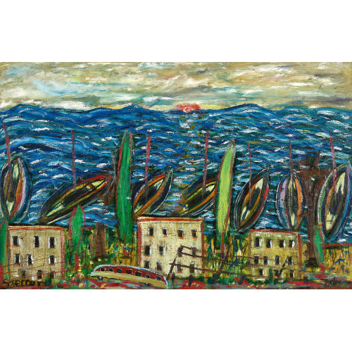 WALTER ARNOLD STEFFEN : Am Meer (DOBIASCHOFSKY AUKTIONEN AG)