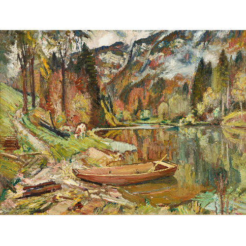 CHARLES L'EPLATTENIER : 'Le Doubs � Moron' (DOBIASCHOFSKY AUKTIONEN AG)