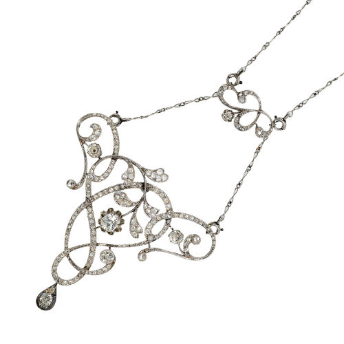 DIAMANT-COLLIER : 1. H�lfte 20. Jh (DOBIASCHOFSKY AUKTIONEN AG)