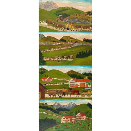ERNST ROHNER : Appenzeller Alpaufzug (DOBIASCHOFSKY AUKTIONEN AG)