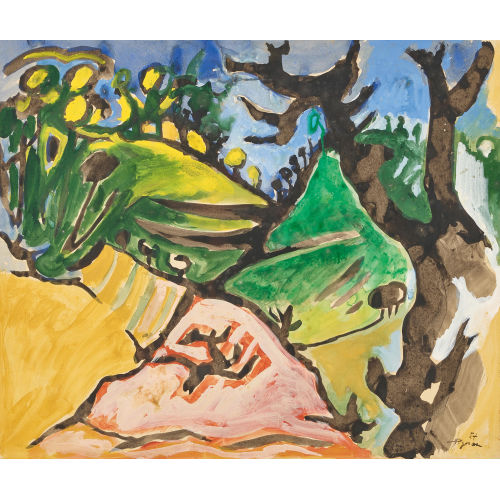 �DOUARD PIGNON : Paysage (DOBIASCHOFSKY AUKTIONEN AG)