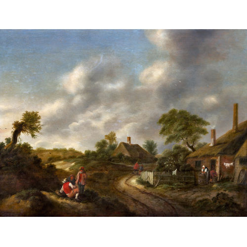 NICOLAES (AUCH CLAES) MOLENAER : D�rfliche Landschaft (DOBIASCHOFSKY AUKTIONEN AG)