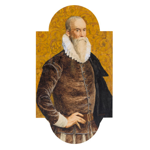 ALBERT ANKER : H�ftportr�t von Ambroise Par� (1510-1590) (DOBIASCHOFSKY AUKTIONEN AG)