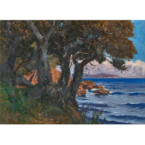 HERMANN PRELL : S�dliche K�stenlandschaft (DOBIASCHOFSKY AUKTIONEN AG)