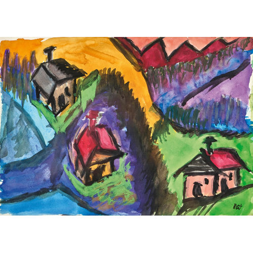 REN� (GEN. ZOUQUET) GERTSCH : Berglandschaft (DOBIASCHOFSKY AUKTIONEN AG)