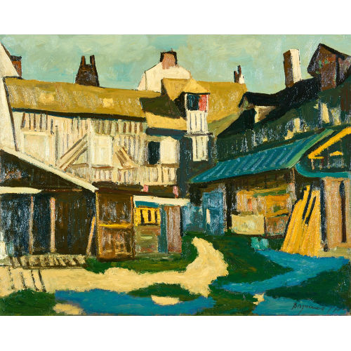 GEORGES BORGEAUD : 'Honfleur (Normandie)' (DOBIASCHOFSKY AUKTIONEN AG)