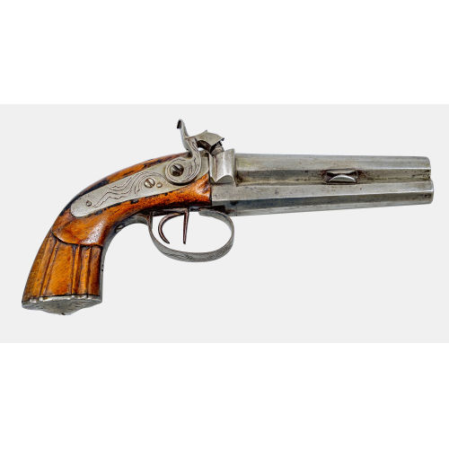 PERKUSSIONS-BOCKPISTOLE : Wohl spanisch, um 1860 (DOBIASCHOFSKY AUKTIONEN AG)