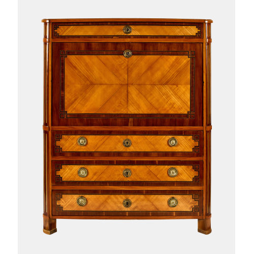 SEKRET�R '� ABATTANT' : Louis XVI, Bern, Ende 18. Jh. (Christoph Hopfeng�rtner) (DOBIASCHOFSKY AUKTIONEN AG)