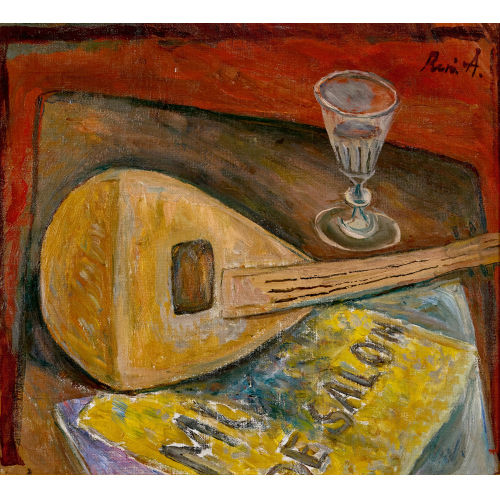 REN� AUBERJONOIS : 'Nature morte (mandoline)' (DOBIASCHOFSKY AUKTIONEN AG)