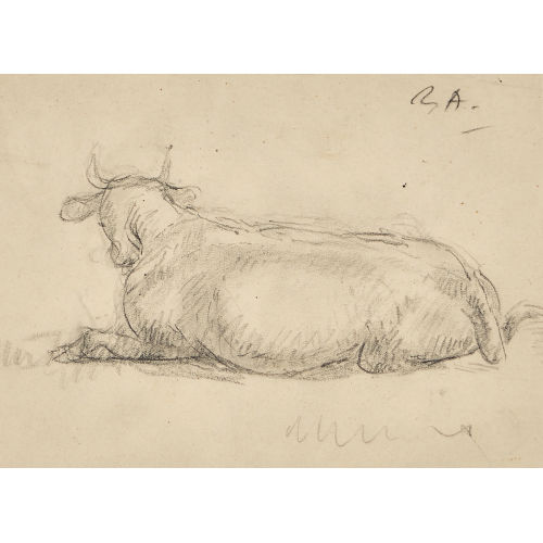 REN� AUBERJONOIS : La vache (DOBIASCHOFSKY AUKTIONEN AG)