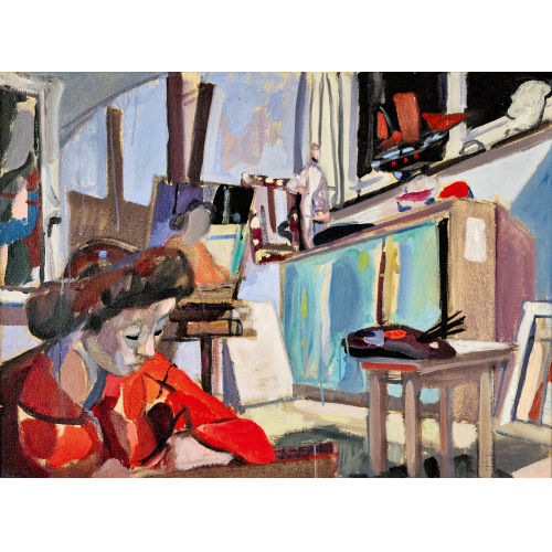 MAX GUBLER : 'Atelierinterieur' (DOBIASCHOFSKY AUKTIONEN AG)