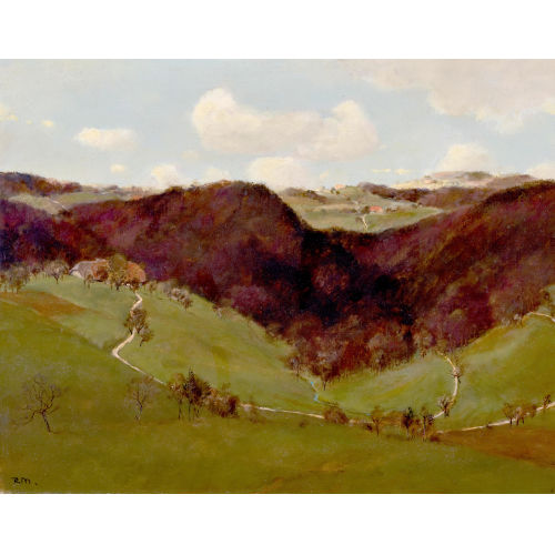 RUDOLF M�LLER : 'Landschaft bei Affoltern i.E.' (DOBIASCHOFSKY AUKTIONEN AG)