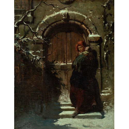 BENJAMIN I VAUTIER : Winterliche Heimkehr (DOBIASCHOFSKY AUKTIONEN AG)