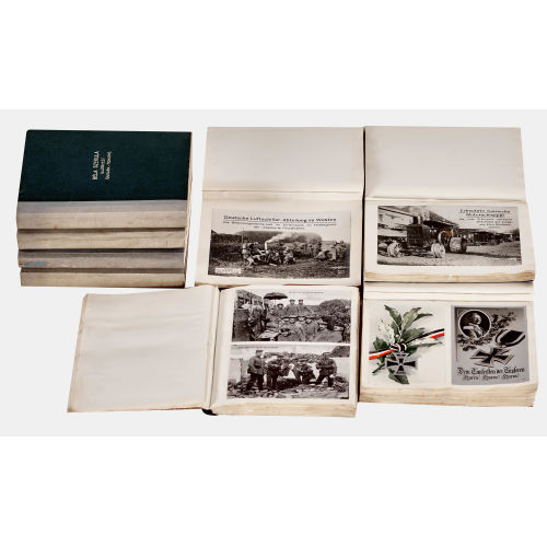 ANSICHTSKARTENALBEN : Konvolut, um 1908-1918 (DOBIASCHOFSKY AUKTIONEN AG)