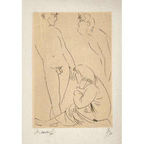 GIACOMO MANZ� : 'Apollo, Giocasta, Edipo' (DOBIASCHOFSKY AUKTIONEN AG)