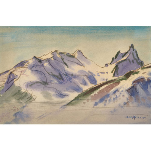 ALBERT NYFELER : 'Wintermorgen' (DOBIASCHOFSKY AUKTIONEN AG)