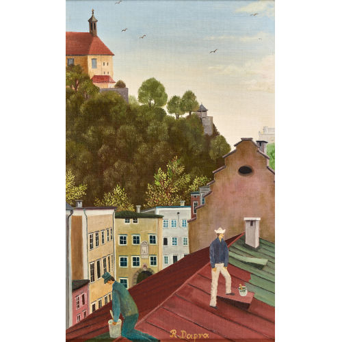 REGINE DAPRA : 'Altstadt-Dach (Salzburg)' (DOBIASCHOFSKY AUKTIONEN AG)