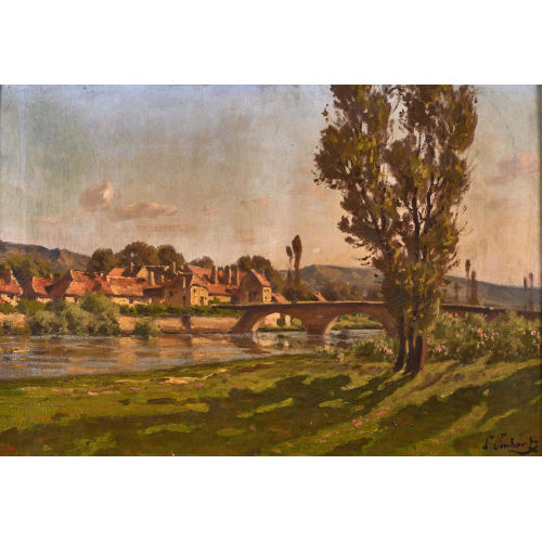 L�ON JOUBERT : La ville sur la rivi�re (DOBIASCHOFSKY AUKTIONEN AG)