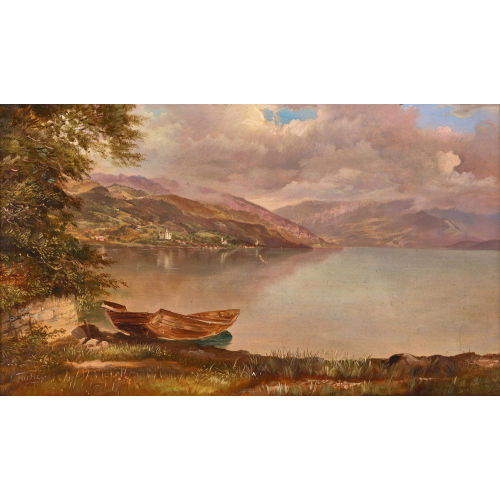 KARL FUCHS : 'Partie am Thunersee' (DOBIASCHOFSKY AUKTIONEN AG)