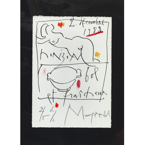 RUDOLF MUMPRECHT : 'Horizon, bol et fra�cheur' (DOBIASCHOFSKY AUKTIONEN AG)