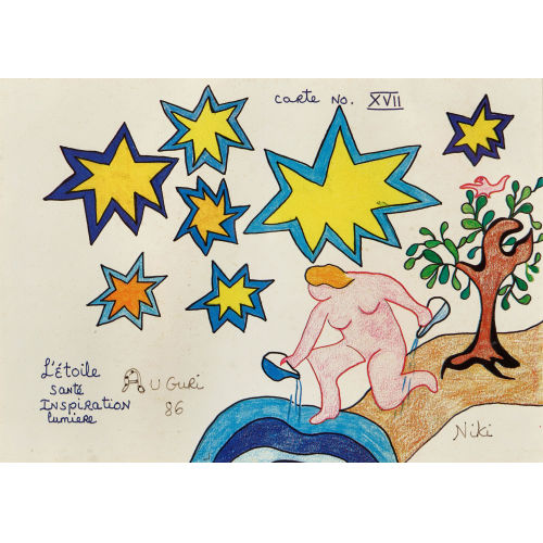 NIKI DE SAINT PHALLE : 'L'�toile sant� Inspiration lumi�re' (DOBIASCHOFSKY AUKTIONEN AG)