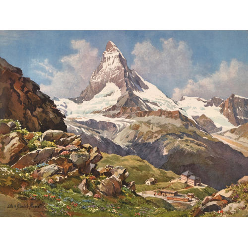 EDUARD FREIHERR VON HANDEL-MAZZETTI : Das Matterhorn (DOBIASCHOFSKY AUKTIONEN AG)