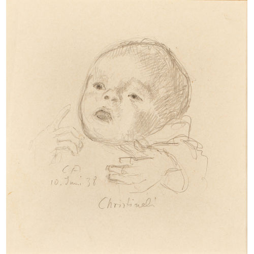 CUNO AMIET : 'Christineli' (DOBIASCHOFSKY AUKTIONEN AG)