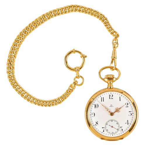 OMEGA : L�pine-Taschenuhr (DOBIASCHOFSKY AUKTIONEN AG)