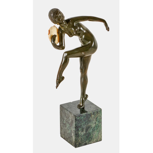 D�M�TER HARALAMB CHIPARUS : Danseuse au Tambourin (DOBIASCHOFSKY AUKTIONEN AG)