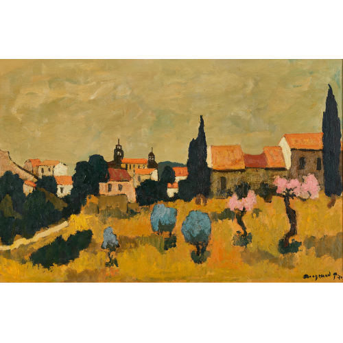 GEORGES BORGEAUD : S�dfranz�sische Landschaft (DOBIASCHOFSKY AUKTIONEN AG)