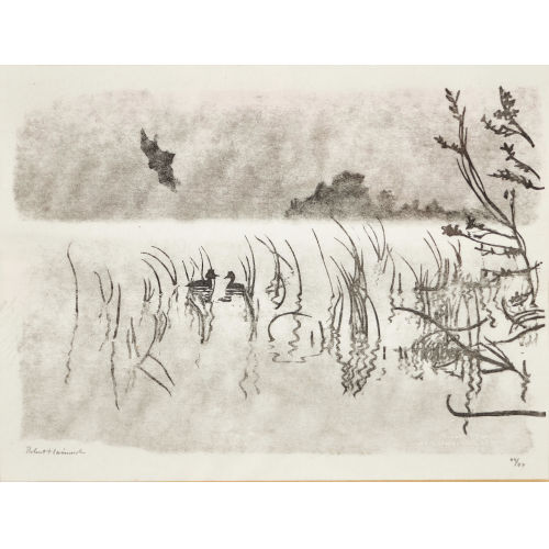 ROBERT HAINARD : 'La derni�re chauve-souris � l'aube' (DOBIASCHOFSKY AUKTIONEN AG)