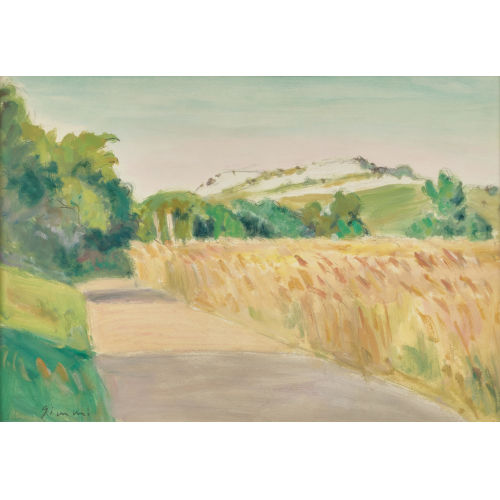 WILHELM GIMMI : Sommerlicher Feldweg (DOBIASCHOFSKY AUKTIONEN AG)