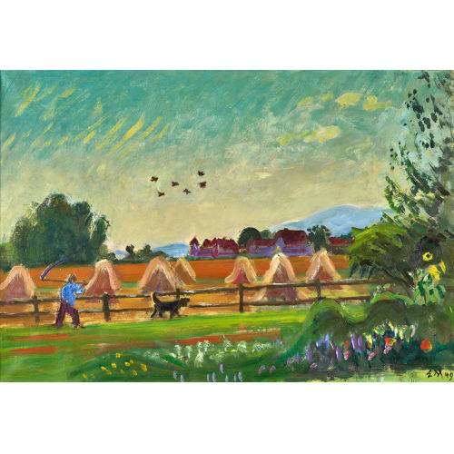 ERNST MORGENTHALER : 'Landschaft bei Solothurn' (DOBIASCHOFSKY AUKTIONEN AG)