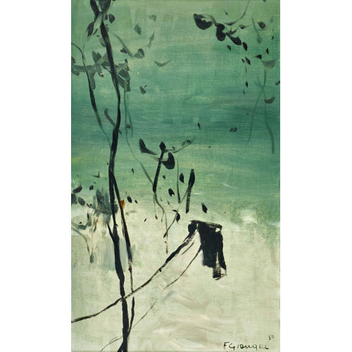 FERNAND GIAUQUE : 'Petit paysage d'hiver' (DOBIASCHOFSKY AUKTIONEN AG)