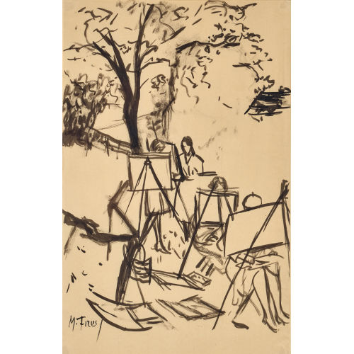 MARGUERITE FREY-SURBEK : Die Malschule en plein air (DOBIASCHOFSKY AUKTIONEN AG)