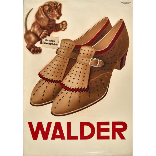 VIKTOR (AUCH RUZO) RUTZ : 'Walder, der sch�ne Schweizer Schuh' (DOBIASCHOFSKY AUKTIONEN AG)