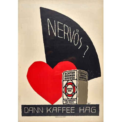 EDUARD SCOTLAND : 'Nerv�s? Dann Kaffee Hag' (DOBIASCHOFSKY AUKTIONEN AG)