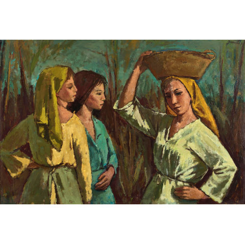 JEANNE) JANEB� (EIGTL. BARRAUD-PELLET : 'La conversation' (DOBIASCHOFSKY AUKTIONEN AG)