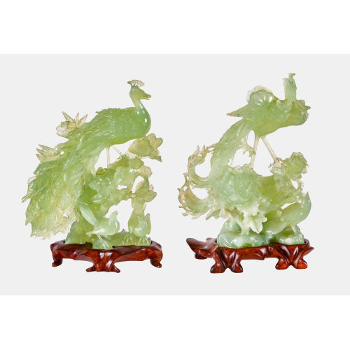 PAAR TIERFIGUREN : China, 20. Jh (DOBIASCHOFSKY AUKTIONEN AG)