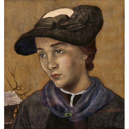 CHARLES-CLOS OLSOMMER : Jeune Valaisanne (DOBIASCHOFSKY AUKTIONEN AG)