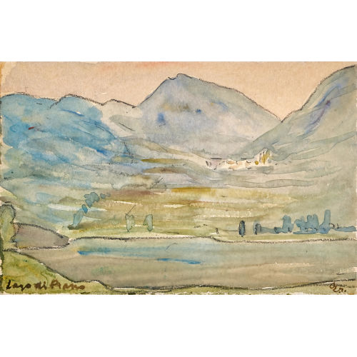 GIOVANNI GIACOMETTI : 'Lago di Piano' (DOBIASCHOFSKY AUKTIONEN AG)