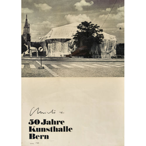 CHRISTO) CHRISTO (EIGTL. JAVACHEFF : '50 Jahre Kunsthalle Bern' (DOBIASCHOFSKY AUKTIONEN AG)