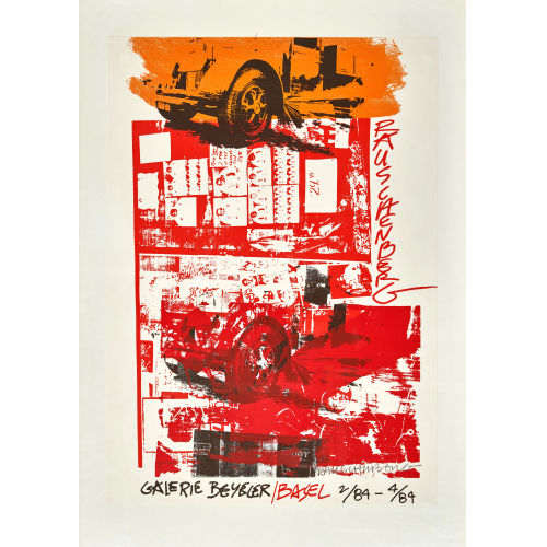 ROBERT MILTON ERNEST RAUSCHENBERG : 'Galerie Beyeler 1984' (DOBIASCHOFSKY AUKTIONEN AG)