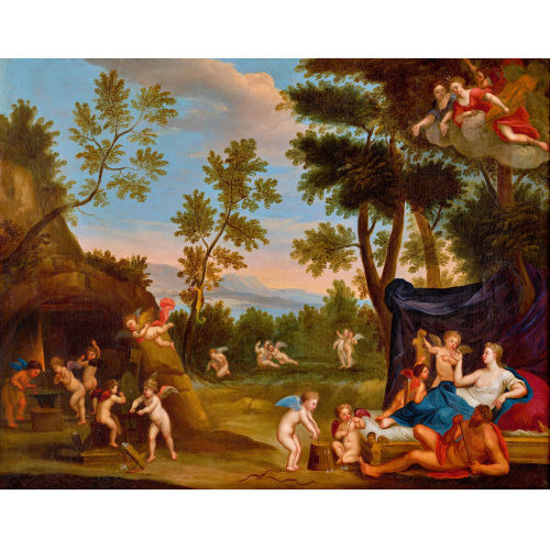 FRANCESCO ALBANI : Venus in der Schmiede des Vulkans (DOBIASCHOFSKY AUKTIONEN AG)