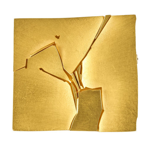 GOLD-BROSCHE : Othmar Zschaler, Bern (DOBIASCHOFSKY AUKTIONEN AG)