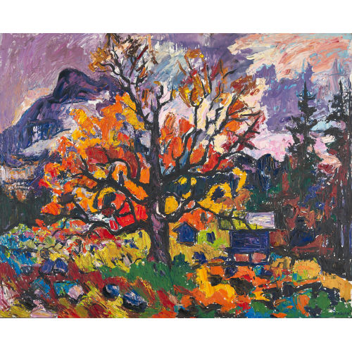 MARTIN PETER FL�CK : Herbstliche Landschaft (DOBIASCHOFSKY AUKTIONEN AG)