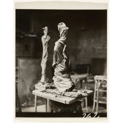 HERBERT MATTER : Sculpture in the studio of Alberto Giacometti (DOBIASCHOFSKY AUKTIONEN AG)
